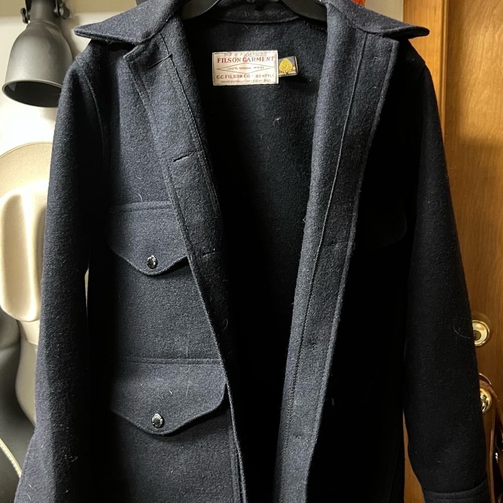 FIlson Mackinaw Wool Cruiser - Navy - Women's